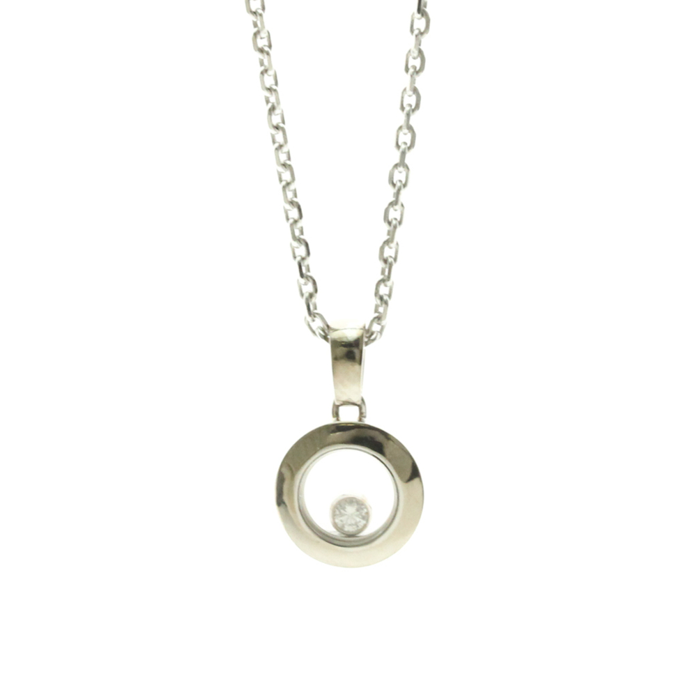 CHOPARD 18k Silver Diamond Necklace